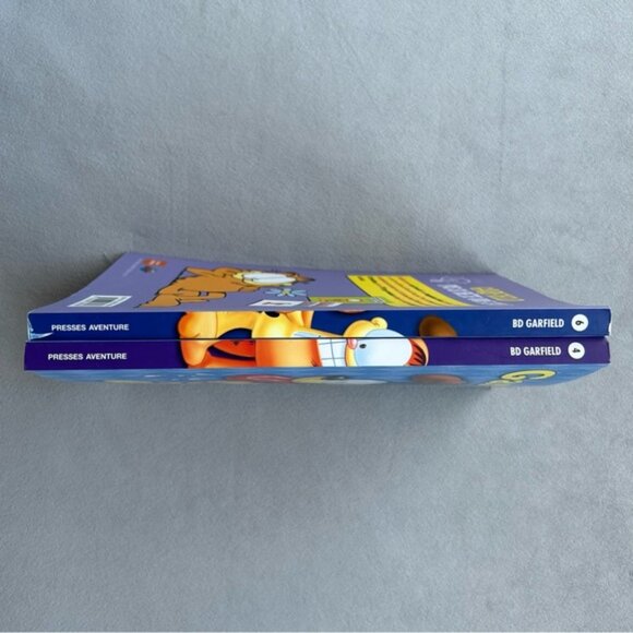 FRENCH ~ Set of 2 ~ Garfield ~ BD Thematique 4 6 - Picture 8 of 8